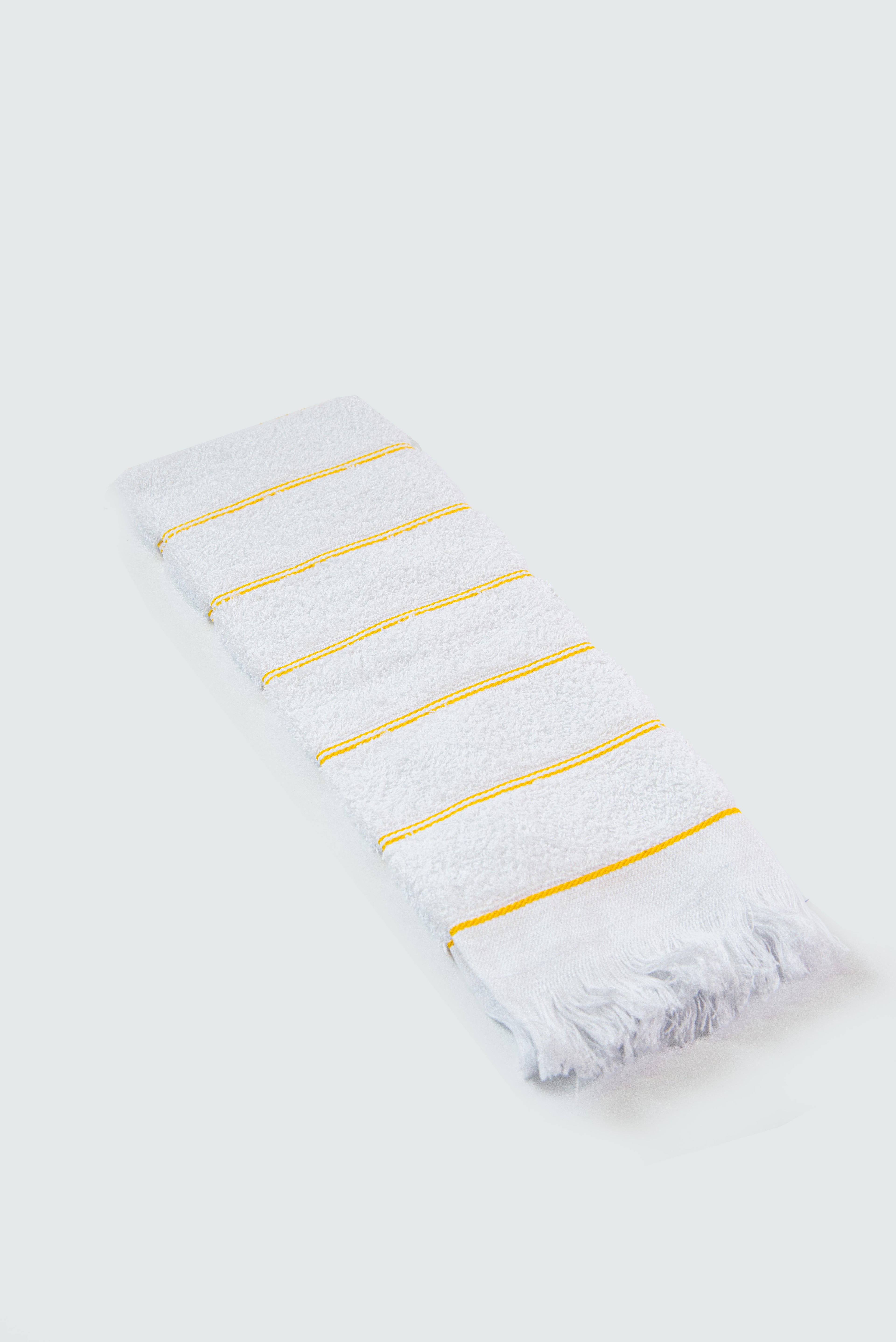 Toalla De Cocina Listada Con Flecos