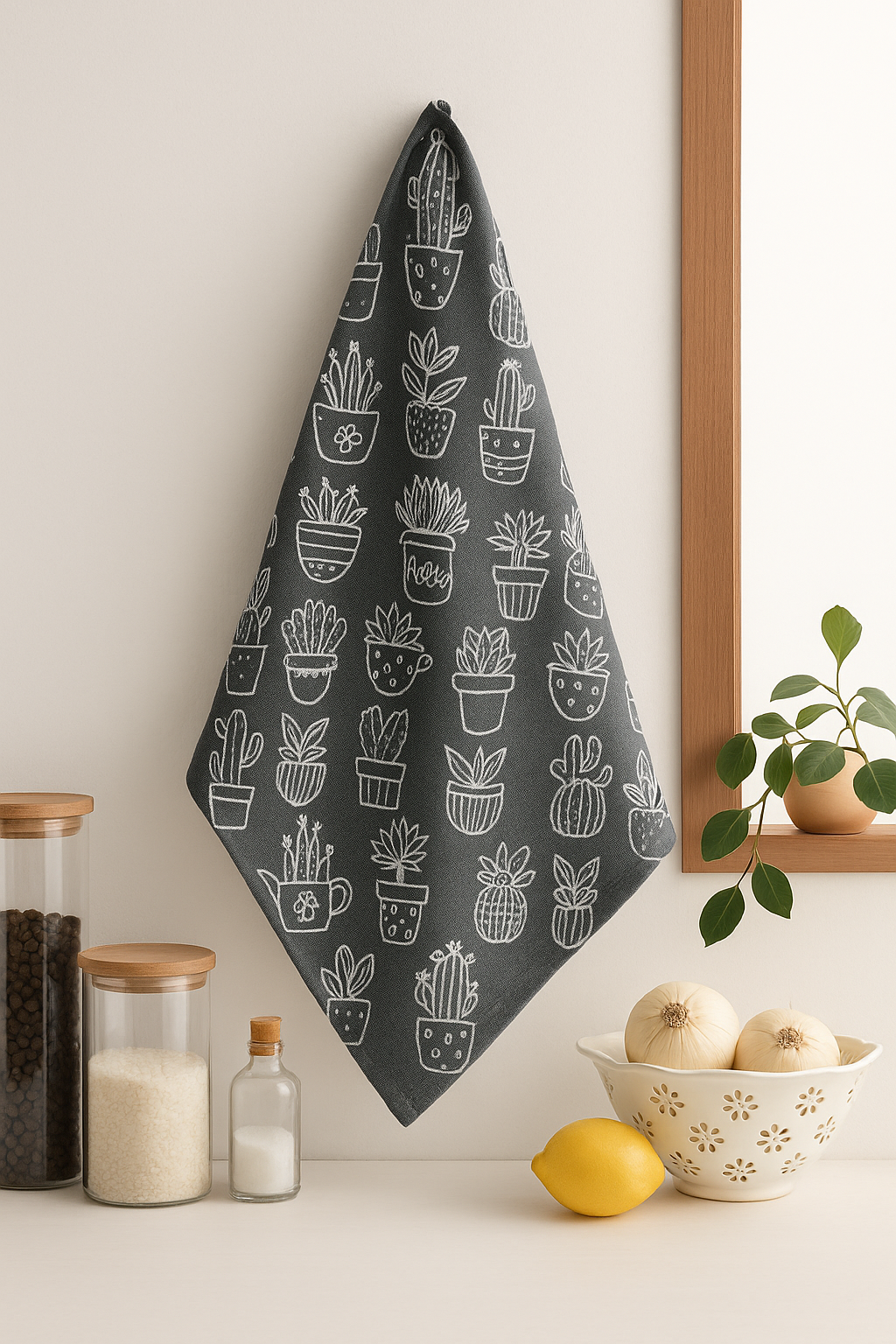 Limpión Estampado Flower Pot